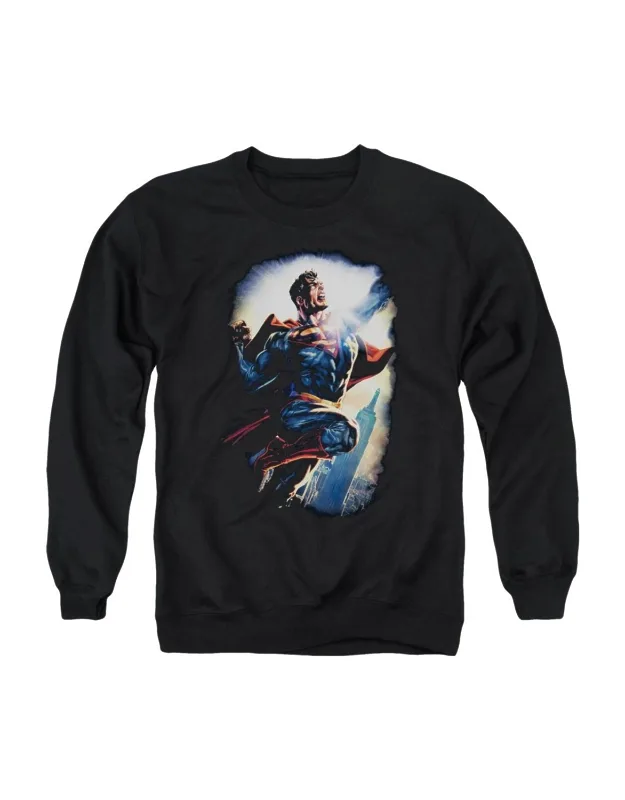 Superman Ck Superstar Crewneck Sweatshirt, Stylish For Everyday Wear