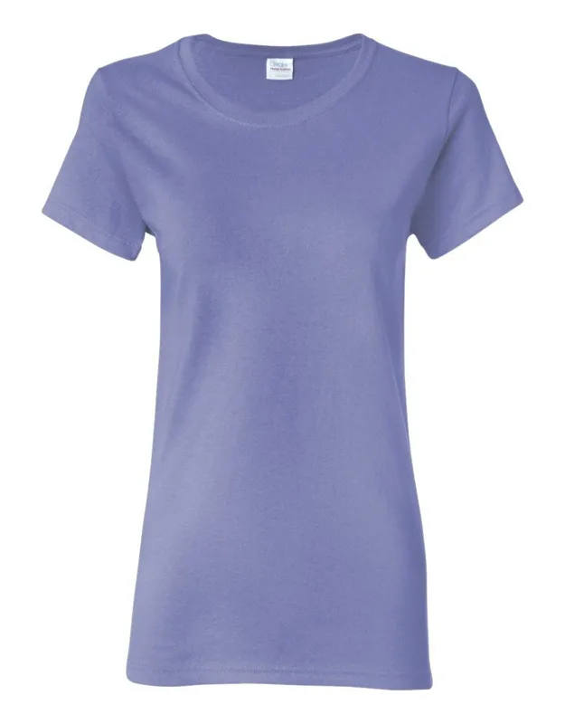 Gildan Heavy Cotton T-shirt - Midweight Fabric, Cap Sleeves