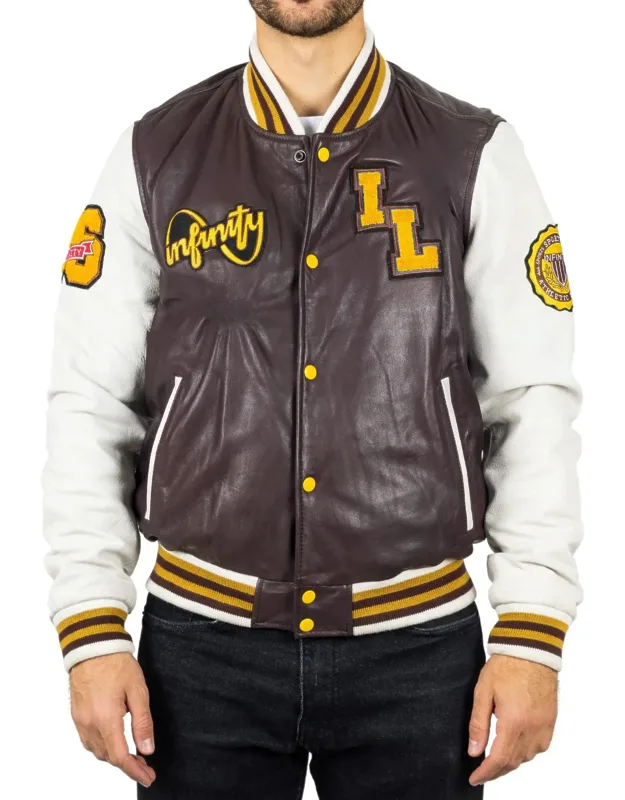 Genuine Leather Bomber Jacket