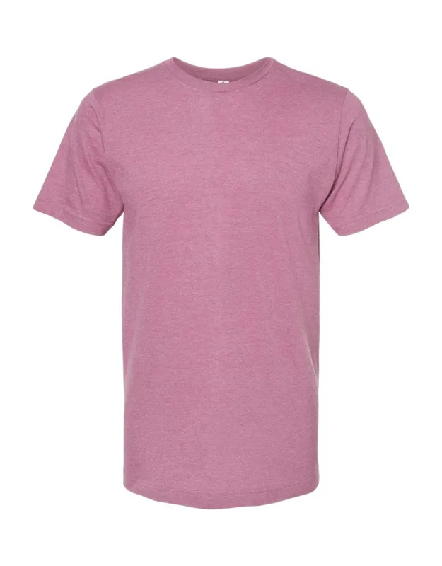 Tultex Fine Jersey T-shirt - 4.5 Oz., Pre-shrunk 100% Ringspun Cotton, Reactive-dyed For Longer Lasting Color