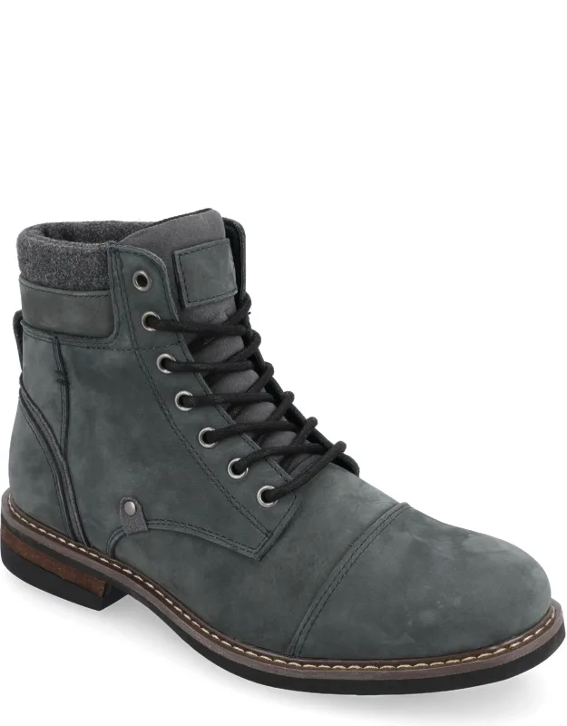 Yukon Cap Toe Ankle Boots