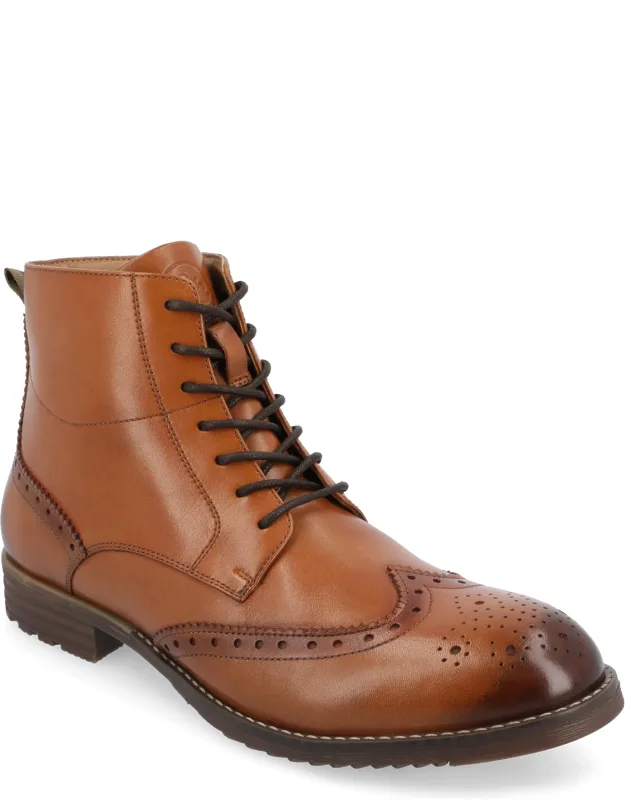 Edison Wingtip Ankle Boot