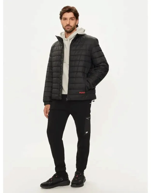 Hugo Brenti 2431 Lightweight Water Repellant Jacket, Drawstring Bottom, Zipper Closure