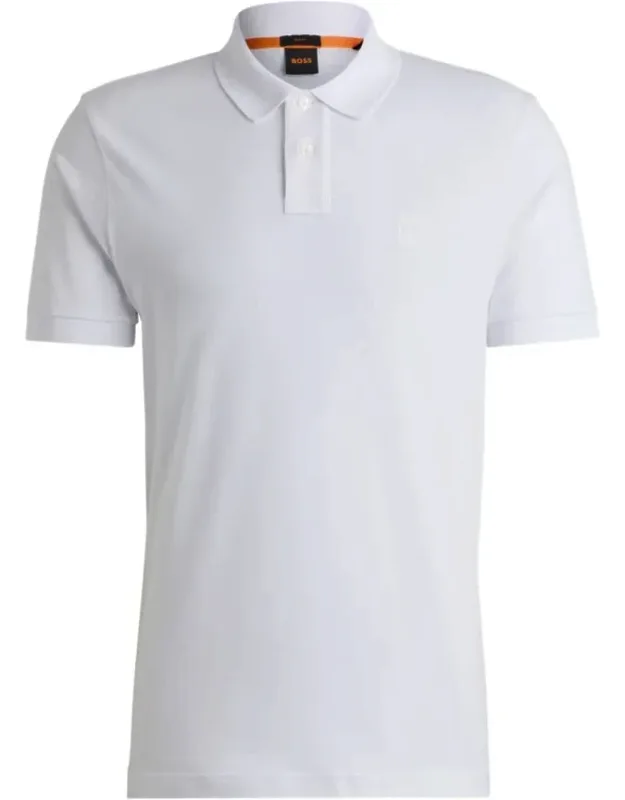 Stretch-cotton Slim-fit Polo Shirt With Logo Patch, Crafted In Soft Piqu