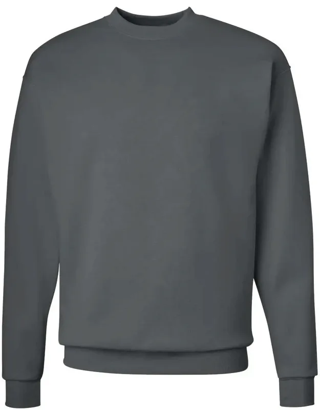 Ecosmart Crewneck Sweatshirt With Low-pill Fleece And Ribbed Cuffs