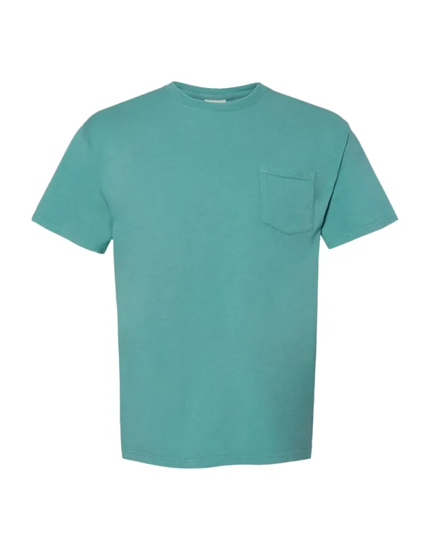 Comfortwash Pocket T-shirt With 5.5 Oz. And 100% Ringspun Cotton