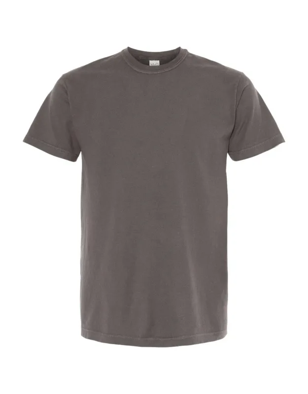 Vintage Garment-dyed T-shirt 100% Ringspun Cotton, Softer Fabric