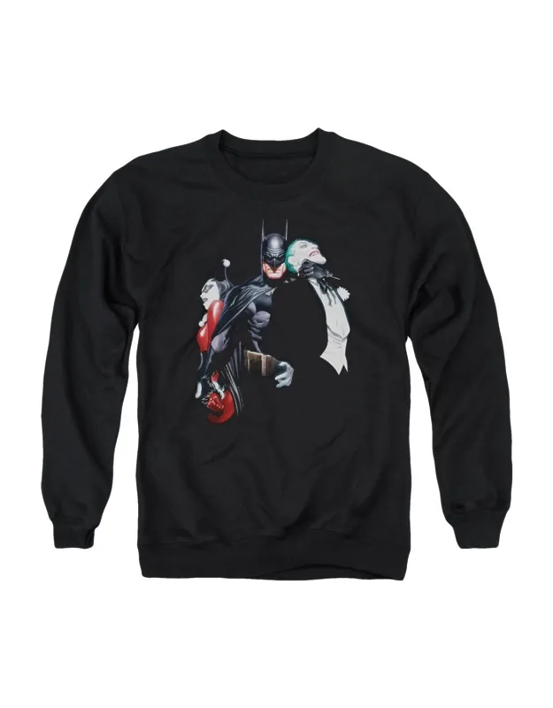 Batman Joker Harley Choke Crewneck Sweatshirt