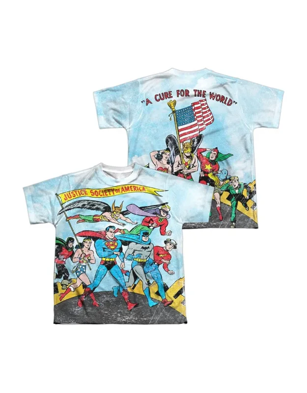 Justice League Of America World Cure Short Sleeve Tee