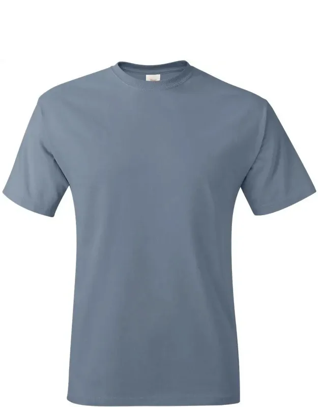 Hanes Authentic T-shirt, 100% Cotton Jersey, Classic Fit, Set-in Ribbed Crewneck