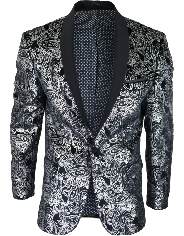 Velvet Paisley Blazer