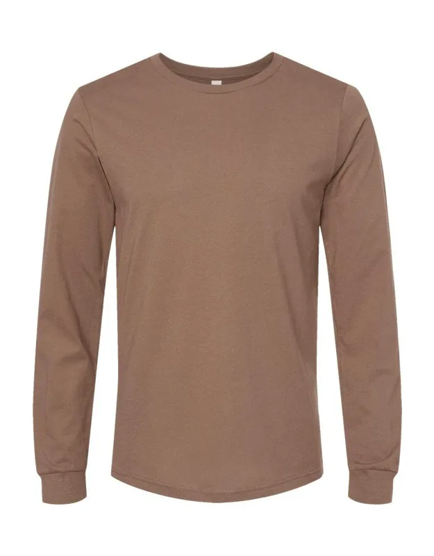 Jersey Long Sleeve Tee, 100% Airlume Combed And Ringspun Cotton, Retail Fit