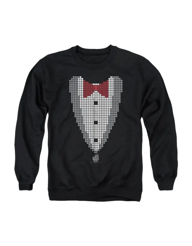 Pixelated Tux Crewneck Sweatshirt