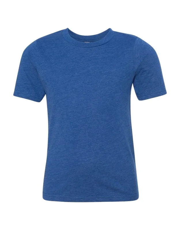 Next Level Youth Cvc T-shirt 4.3 Oz./yd, 60/40 Combed Ringspun Cotton/polyester, 32 Singles, Set-in 1x1 Baby Rib Collar, Side Seams, Tear Away Label