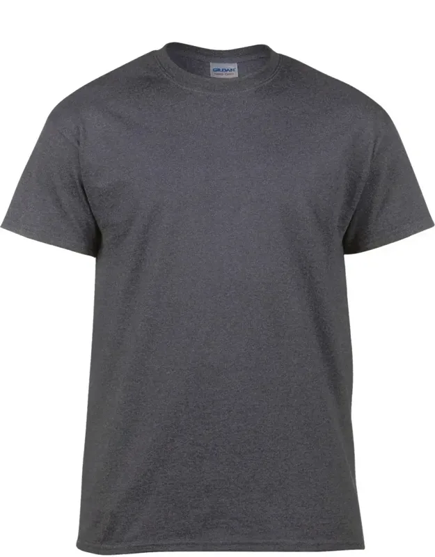 Gildan Heavy Cotton Short-sleeved T-shirt, Crew Neck, Ribbed