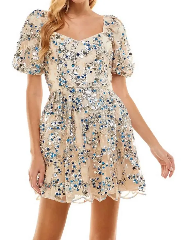 Sequin Sweetheart Dress