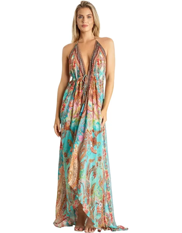 Cassini Halter Maxi Dress