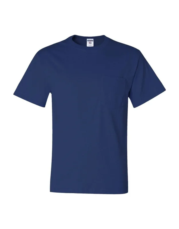 Dri-power T-shirt With A Pocket - Advanced Moisture-management Performance, Noticeably Softer Hand