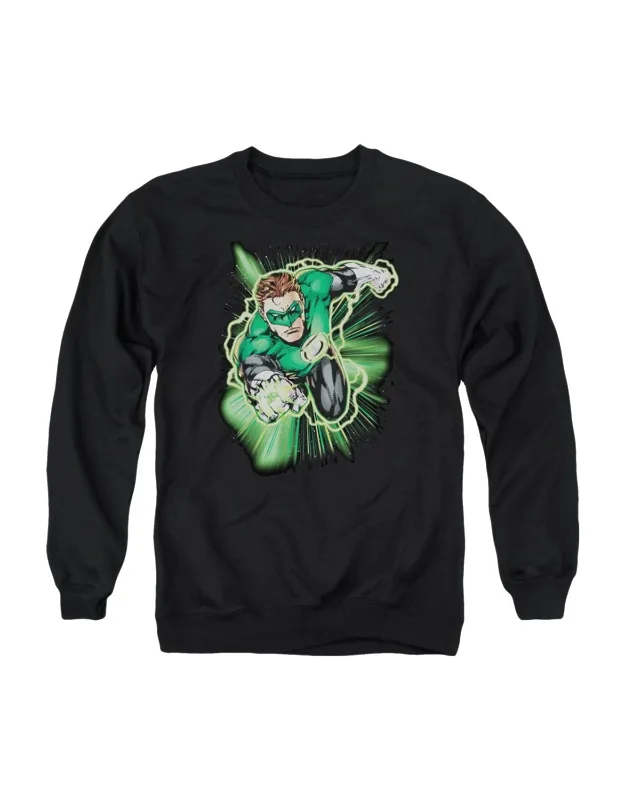 Justice League Of America Green Lantern Energy Crewneck Sweatshirt