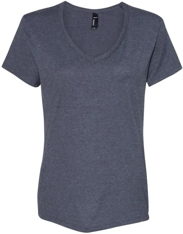 Hanes Perfect-t V-neck T-shirt, Contoured Fit, Clean Canvas Technology