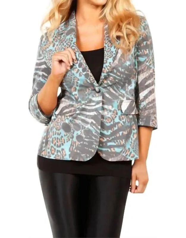 Wild One Button Blazer