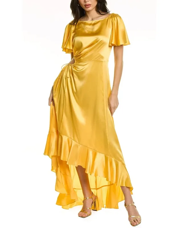 Silk Midi Dress