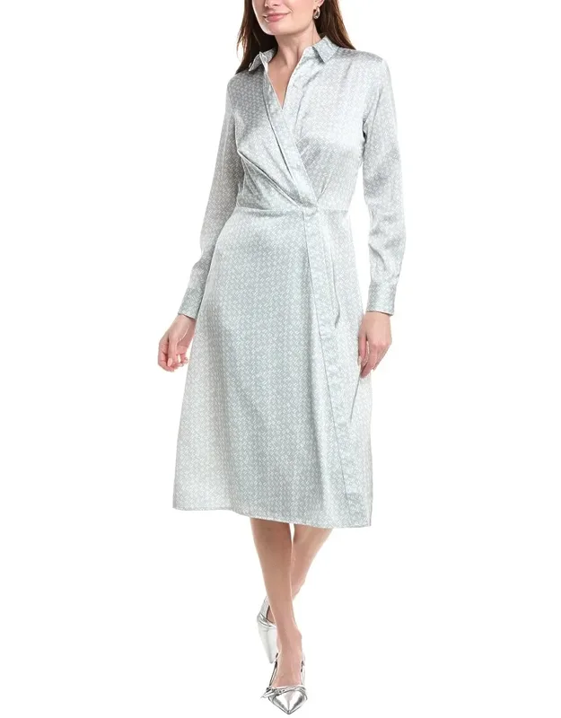 Printed Wrap Dress