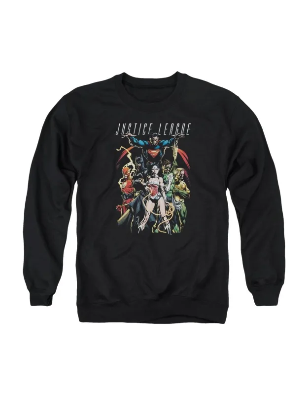 Justice League Of America Dark Days Crewneck Sweatshirt