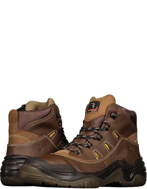 Steel Toe Work Boots 6" With Electrical Hazard Protection And Oil/slip Resistance