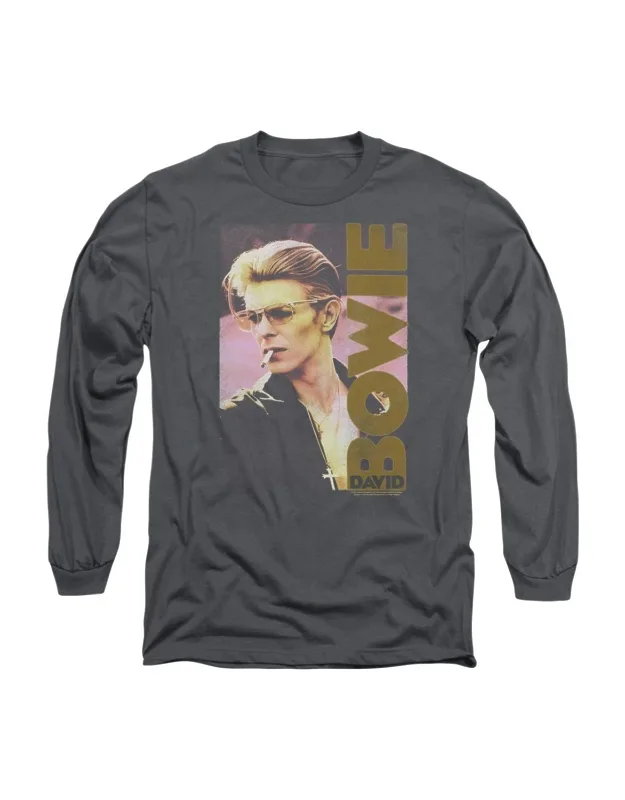 David Bowie Smokin Long Sleeve Tee