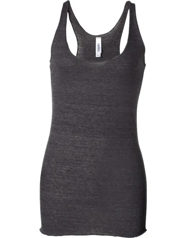 Triblend Racerback Tank - Relaxed Fit, Raw-edge Seams