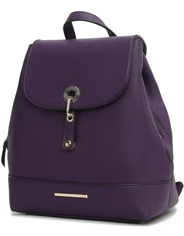 Laura Vegan Leather Fashion Travel Backpack Purse