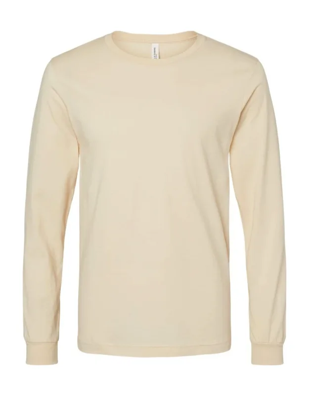 Jersey Long Sleeve Tee, 100% Airlume Combed And Ringspun Cotton, Retail Fit