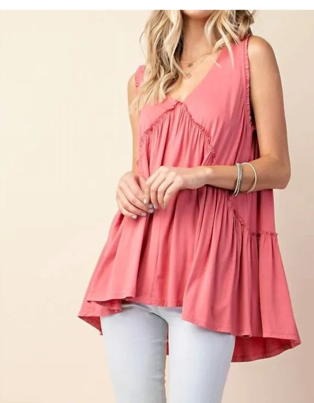 Frilly Swing Tank Top