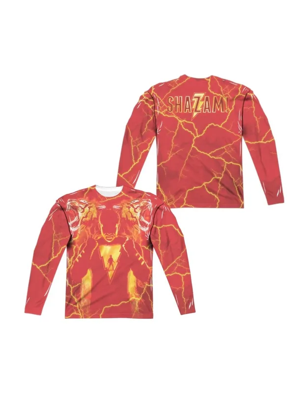 Whats Inside Sub Long Sleeve Poly Crew Tee