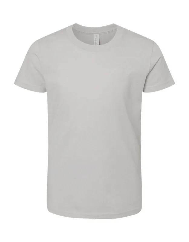 Youth Jersey Tee 100% Airlume Combed Cotton, Tear Away Label