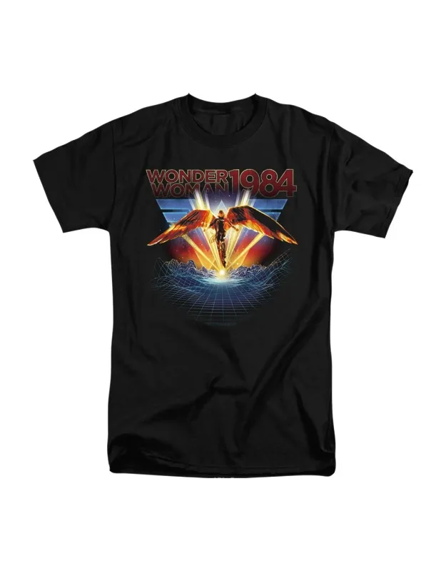 Wonder Woman 84 84 Metal Short Sleeve Tee / T-shirt, 100% Cotton