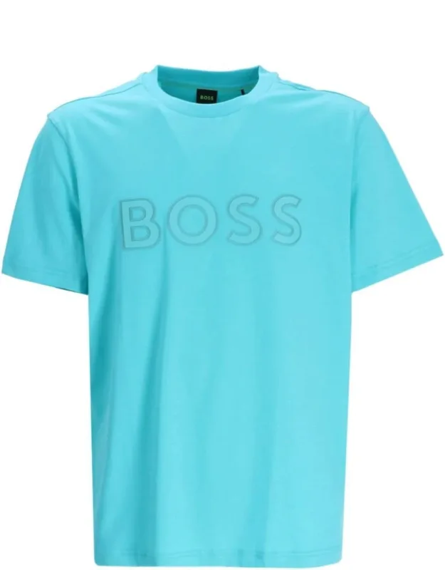 Rubberized Logo Short Sleeve Crew Neck T-shirt