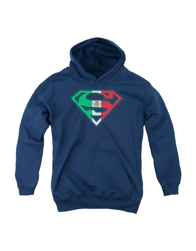 Superman Shield Youth Pull Over Hoodie - Stylish And Great For Everyday Wear