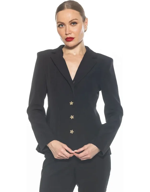 Gwen Blazer With Shoulder Pads