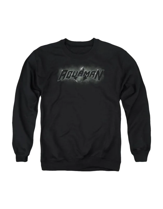 Justice League Of America Aquaman Title Crewneck Sweatshirt