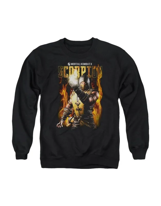 Mortal Kombat Scorpion Crewneck Sweatshirt