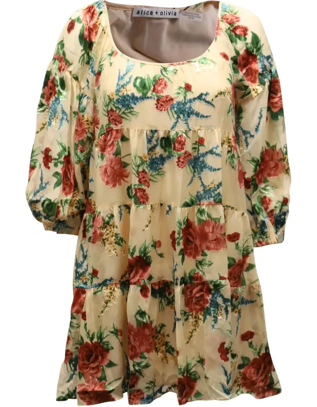 Floral Puff Sleeve Dress
