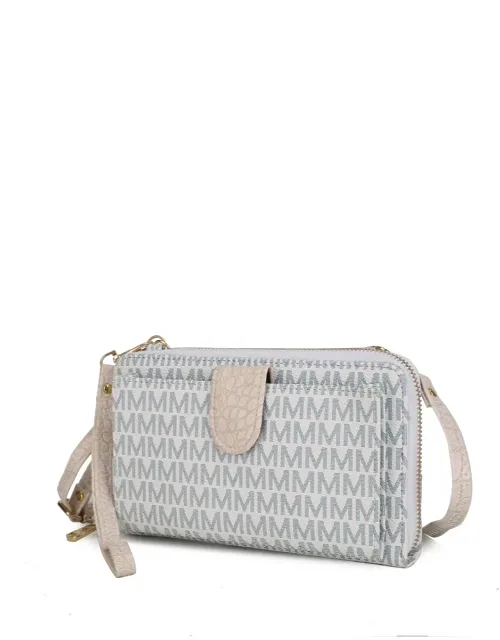Olga Crossbody Bag With 12 Card Slots And Zip Compartment