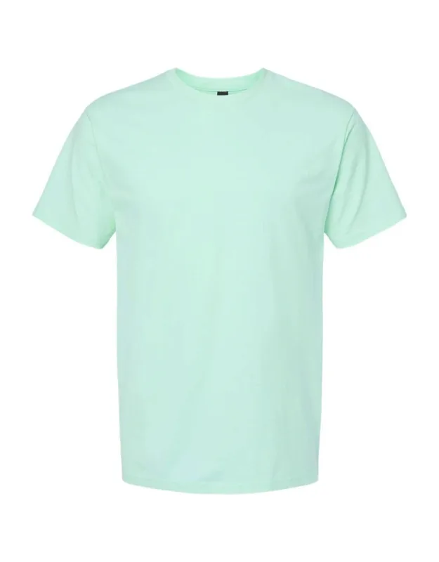 Tultex Jersey T-shirt With Reactive-dyed Fabric And Pre-washed Finish