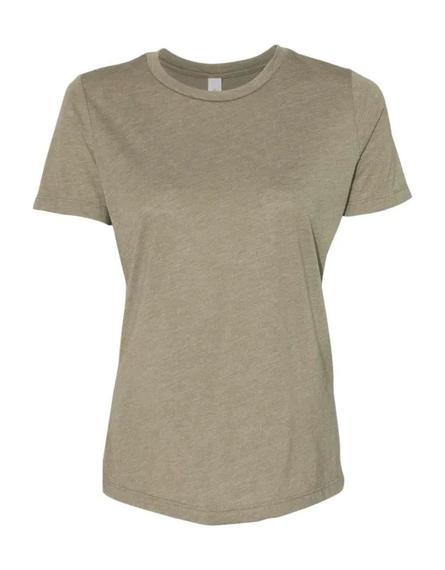 Relaxed Fit Triblend Tee, 3.8 Oz., 50/25/25 Polyester/airlume Combed And Ringspun Cotton/rayon
