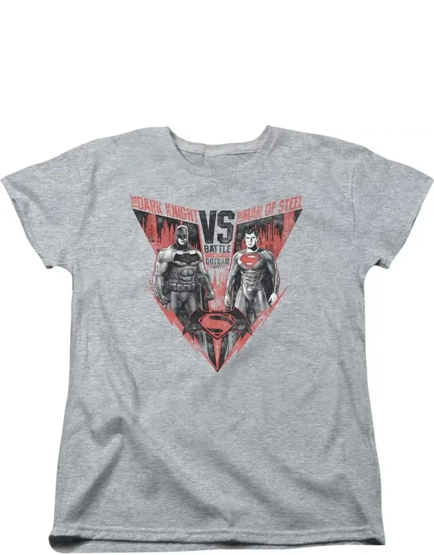 Batman V Superman Battle For Gotham Short Sleeve Tee