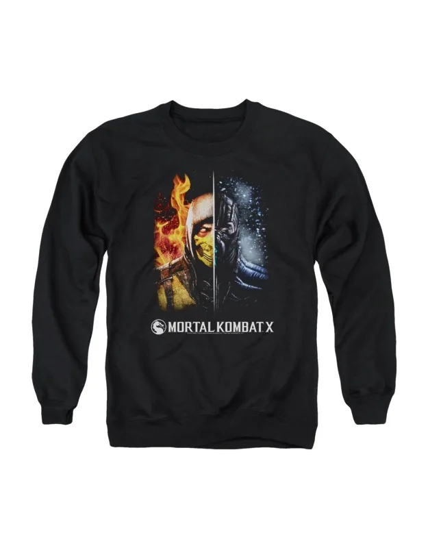 Mortal Kombat Fire And Ice Crewneck Sweatshirt