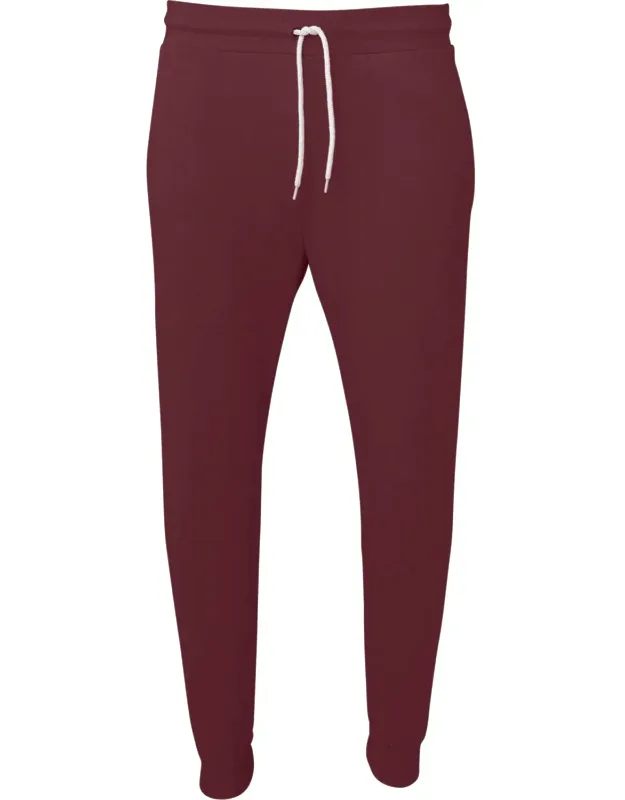 Jogger Sweatpants With Side Pockets And Cuffed Bottom