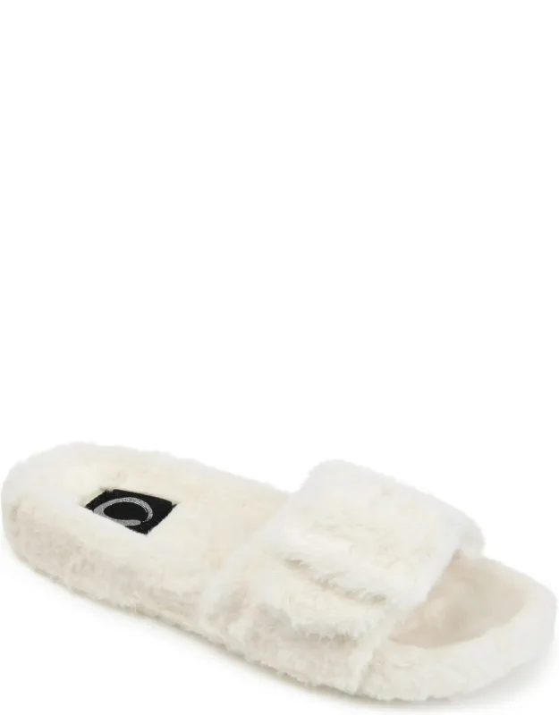 Faux Fur Shadow Slippers